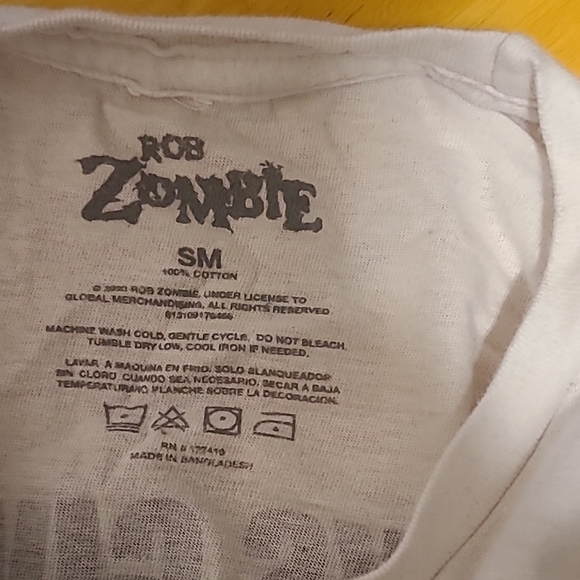 White Zombie Graphic Men's T-Shirt - Picture 2 of 3